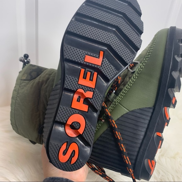 Sorel Kinetic Green Camo Waterproof Boots 6.5 - Picture 8 of 8